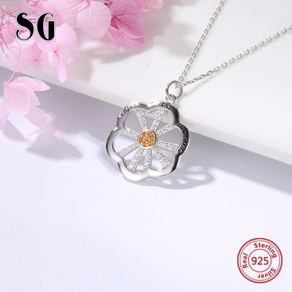 sg fashion dainty sunflower flower necklace accessories women pendant chain sterling silver 925 necklace jewelery 2019 wholesale
sg fashion dainty sunflower flower necklace accessories women pendant chain sterling silver 925 necklace jewelery 2019 wholesale