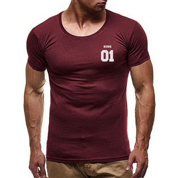 new summer men's t shirt 2019 fashion solid t shirt mens clothing trend slim fit short sleeve casual mens tees, White;black
new summer men's t shirt 2019 fashion solid t shirt mens clothing trend slim fit short sleeve casual mens tees, White;black