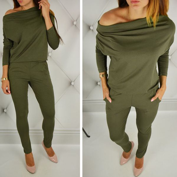 women's jumpsuits & rompers spring summer women jumpsuit fashion elegant off shoulder casual long sleeve lady boysuit, Black;white
women's jumpsuits & rompers spring summer women jumpsuit fashion elegant off shoulder casual long sleeve lady boysuit, Black;white