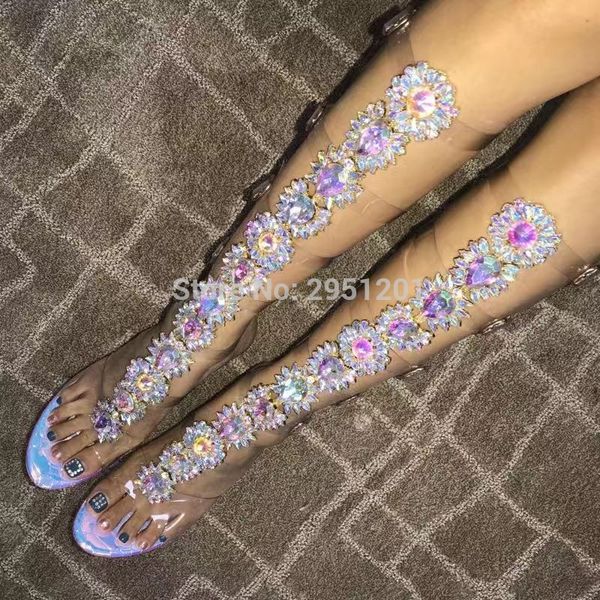 pvc transparent gladiator sandal boot woman open toe t-strap rhinestone diamond clear high heel shoes women purple boots, Black
pvc transparent gladiator sandal boot woman open toe t-strap rhinestone diamond clear high heel shoes women purple boots, Black