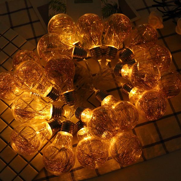 fairy gold string bulb battery operated transparent vintage led bulb for christmas garland new year party holiday decoration
fairy gold string bulb battery operated transparent vintage led bulb for christmas garland new year party holiday decoration