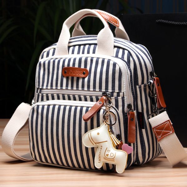 fashion multi-function female bag casual handbag bag large capacity practical mummy bag striped canvas shoulder diagonal package
fashion multi-function female bag casual handbag bag large capacity practical mummy bag striped canvas shoulder diagonal package