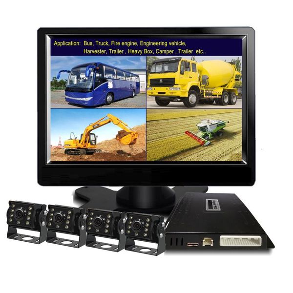 weivision 1080p fhd dvr monitor, 7 inch split screen, 4 backup side front camera kit for fire engine/bus/truck/trailer/rv/tracto car dvr
weivision 1080p fhd dvr monitor, 7 inch split screen, 4 backup side front camera kit for fire engine/bus/truck/trailer/rv/tracto car dvr