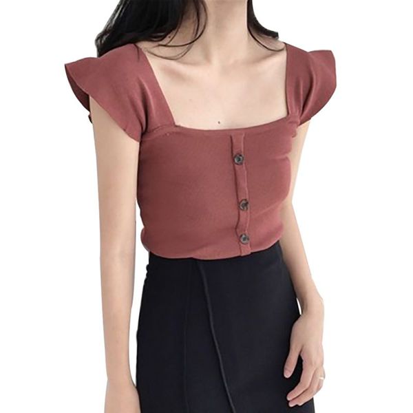 women's summer basic sport student sling knit tank solid color slim short jacket slash-neck bottoming shirt, White
women's summer basic sport student sling knit tank solid color slim short jacket slash-neck bottoming shirt, White