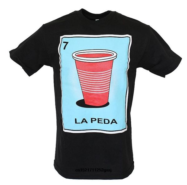 men t shirt la peda loteria beer drunk alcohol mexican spanish hispanic t-shirt novelty tshirt women, White;black
men t shirt la peda loteria beer drunk alcohol mexican spanish hispanic t-shirt novelty tshirt women, White;black