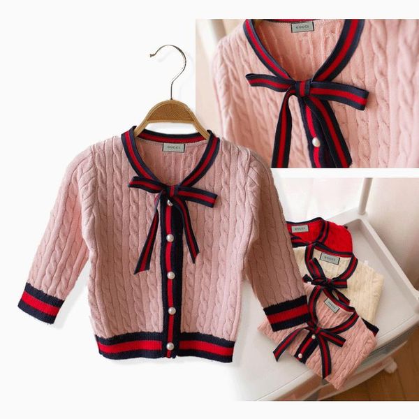

девушки кардиганы корейское издание Детская одежда Детская свитер колледж ветер