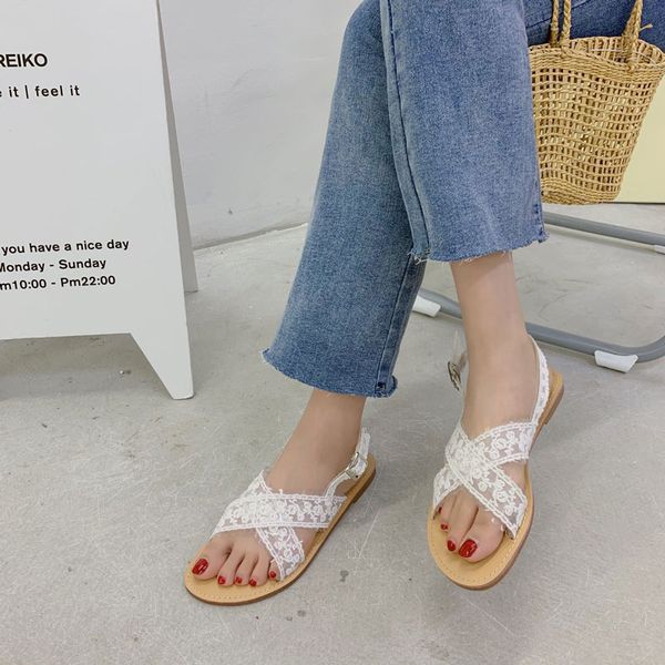 all-match clear heels flat sandal shoe sandals with laces comfort shoes for women 2020 summer med suit female beige flower, Black
all-match clear heels flat sandal shoe sandals with laces comfort shoes for women 2020 summer med suit female beige flower, Black