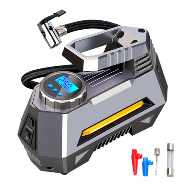 portable air compressor tire inflator car tire pump with digital pressure gauge (150 psi 12v dc) bright emergency flashlight
portable air compressor tire inflator car tire pump with digital pressure gauge (150 psi 12v dc) bright emergency flashlight