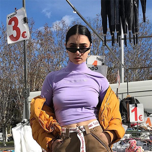 women clothes womens designer tshirt purple long sleeve tee shirt femme fit turtleneck women autumn casual streetwear tee shirt, White
women clothes womens designer tshirt purple long sleeve tee shirt femme fit turtleneck women autumn casual streetwear tee shirt, White