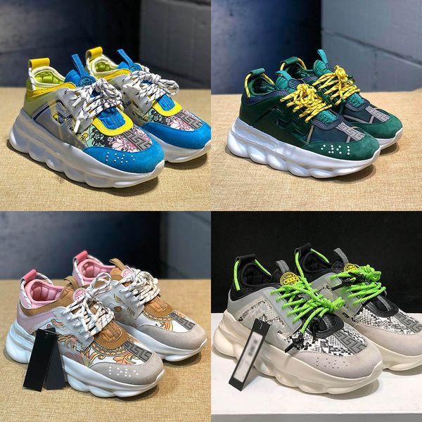 Top Grade Unisex Chain Reaction Дорогих Повседневная обувь белый черный PU плоские дизайнерские кроссовки Мода Мужчины Женщины Тренеры обувь
Top Grade Unisex Chain Reaction Дорогих Повседневная обувь белый черный PU плоские дизайнерские кроссовки Мода Мужчины Женщины Тренеры обувь