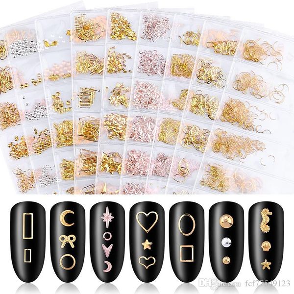 tamax mixed 6 styles/bag 3d gold metal rivets nail studs round animal moon decoration nails shell sticker manicure diy accessories, Silver;gold
tamax mixed 6 styles/bag 3d gold metal rivets nail studs round animal moon decoration nails shell sticker manicure diy accessories, Silver;gold