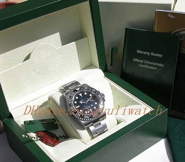 new factory sales luxury automatic movement 40mm mens ss gmt-mas ter ii black ceramic # 116710 with original box diving watch, Slivery;brown
new factory sales luxury automatic movement 40mm mens ss gmt-mas ter ii black ceramic # 116710 with original box diving watch, Slivery;brown
