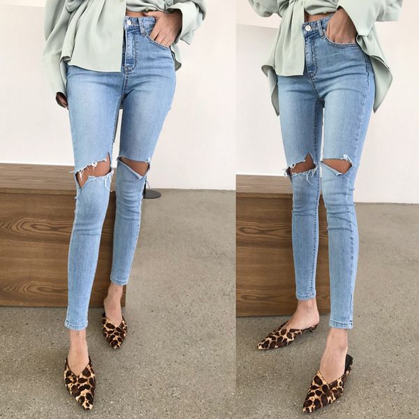 spring summer light washed ripped holes women jeans denim skinny jeggings cool pants capris casual female denim jeans 2019, Blue
spring summer light washed ripped holes women jeans denim skinny jeggings cool pants capris casual female denim jeans 2019, Blue