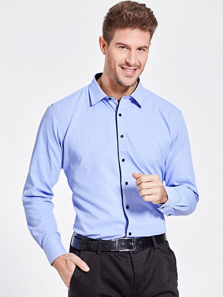 davydaisy 2018 new arrival men shirt long sleeve twill solid dress business shirt man formal shirts camisa masculina ds277, White;black
davydaisy 2018 new arrival men shirt long sleeve twill solid dress business shirt man formal shirts camisa masculina ds277, White;black