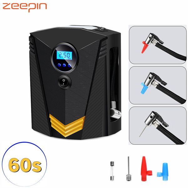 zeepin digital tire inflator 12v digital car tyre inflator electric air compressor automatic portable pump with led light
zeepin digital tire inflator 12v digital car tyre inflator electric air compressor automatic portable pump with led light