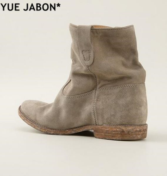yue jabon round toe wedges increased heel ladies boots brand street style women ankle boots flat autumn cowboy ankle mujer, Black
yue jabon round toe wedges increased heel ladies boots brand street style women ankle boots flat autumn cowboy ankle mujer, Black