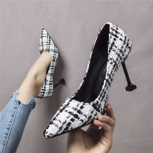 women shoes 2019 spring pumps high heels stiletto latest sandals all-match slip om pointed wedge footwear lace-up branded, Black
women shoes 2019 spring pumps high heels stiletto latest sandals all-match slip om pointed wedge footwear lace-up branded, Black