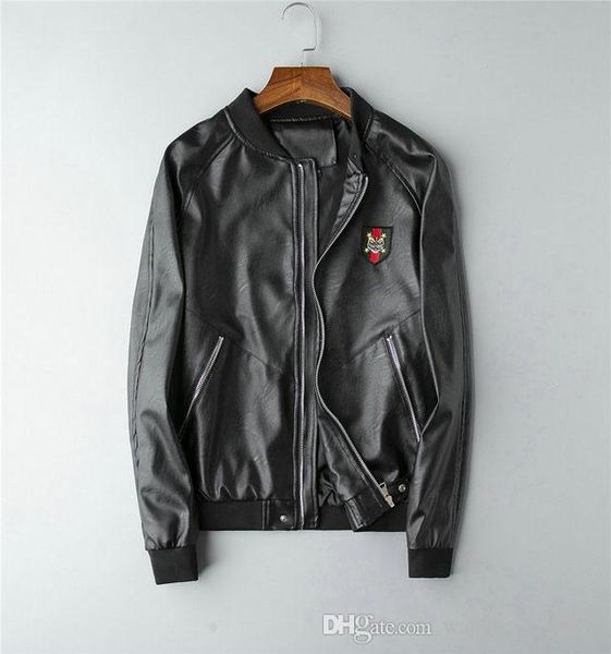2019 new mens jacket slim jacket men's european and american style simple men's jacket v62, Black;brown
2019 new mens jacket slim jacket men's european and american style simple men's jacket v62, Black;brown