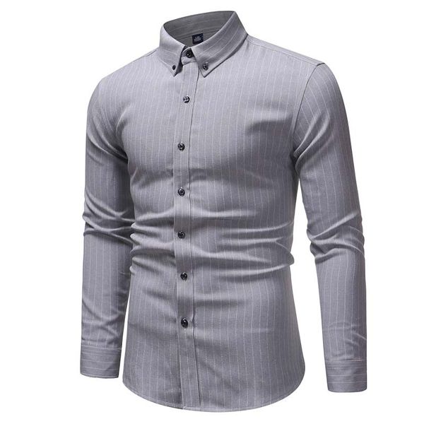 shirt men 2018 new striped long sleeve mens dress shirts camisa masculina business wear autumn brand casual male shirt mq38, White;black
shirt men 2018 new striped long sleeve mens dress shirts camisa masculina business wear autumn brand casual male shirt mq38, White;black