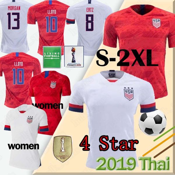 Thai 2019 Gold Cup LLOYD MORGAN RAPINOE 4 STAR USA Soccer Jersey McKennie Zardes 19/20 America Football Jerseys
Thai 2019 Gold Cup LLOYD MORGAN RAPINOE 4 STAR USA Soccer Jersey McKennie Zardes 19/20 America Football Jerseys