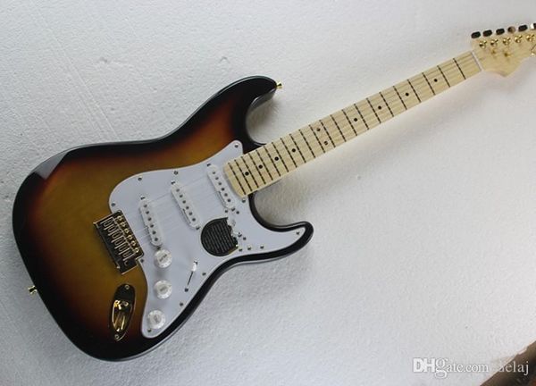 factory wholesale tobacco sunburst body electric guitar with pickups,white pickguard ,gold hardwares,offer customized
factory wholesale tobacco sunburst body electric guitar with pickups,white pickguard ,gold hardwares,offer customized