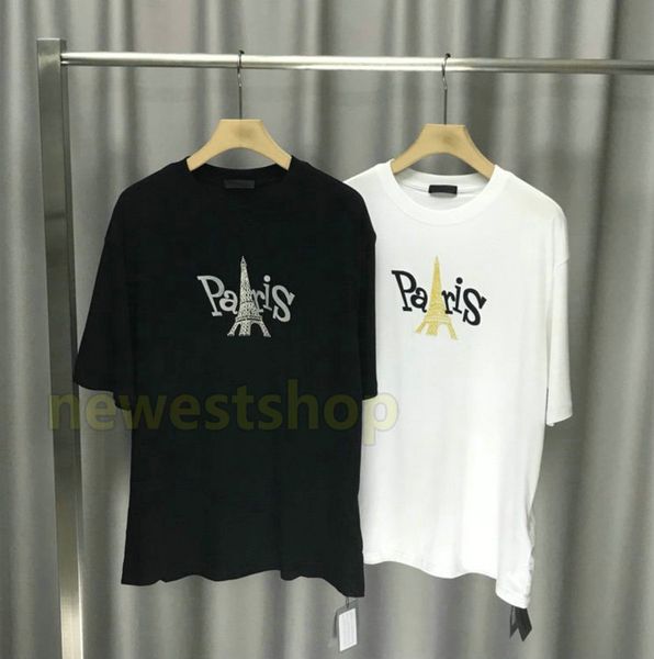 2020 new summer paris mens embroidery tower print t shirt cotton t shirts fashion letter print t shirt casual tee, White;black
2020 new summer paris mens embroidery tower print t shirt cotton t shirts fashion letter print t shirt casual tee, White;black