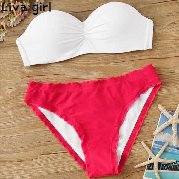 liva girl solid print bikini mujer push up padded bathing swimwear swimsuit female monokini biquini swim suit tankinis, White;black
liva girl solid print bikini mujer push up padded bathing swimwear swimsuit female monokini biquini swim suit tankinis, White;black