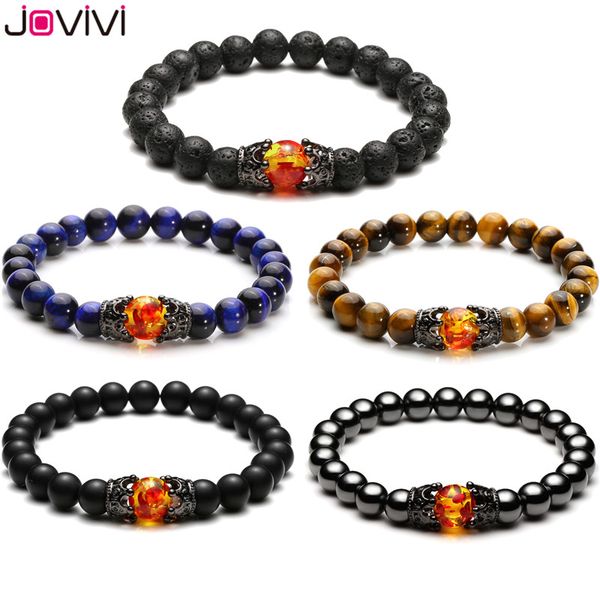 jovivi lava rock stone diffuser bracelet men natural stone yoga reiki healing bracelets king crown charm bracelet boyfriend gift, Black
jovivi lava rock stone diffuser bracelet men natural stone yoga reiki healing bracelets king crown charm bracelet boyfriend gift, Black