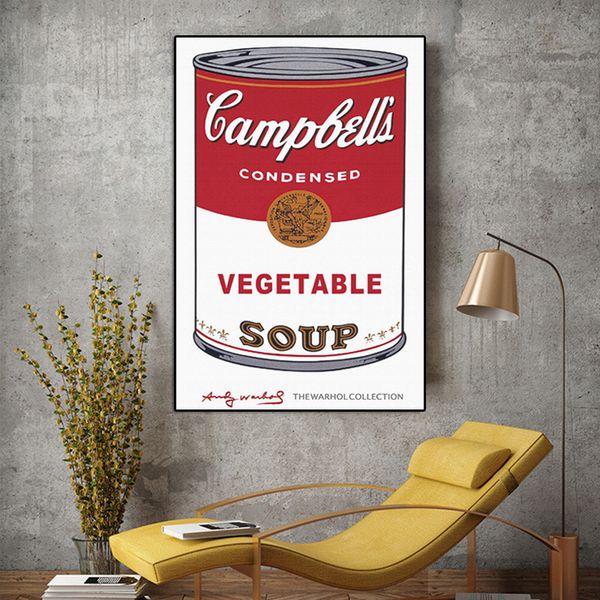 modern wall art andy warhol vegetable soup pop art canvas painting abstract decorative art wall pictures for living room 191004
modern wall art andy warhol vegetable soup pop art canvas painting abstract decorative art wall pictures for living room 191004