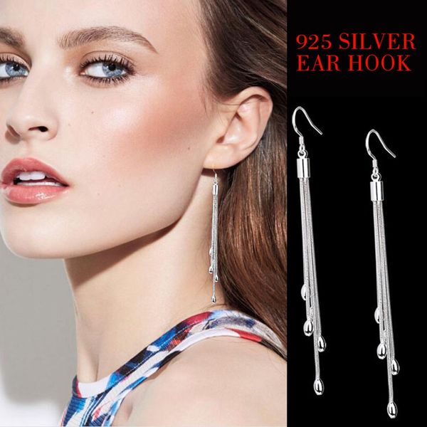 kasiyu korean version 925 silver ear hook long style tassel earrings with simple personality temperament earrings
kasiyu korean version 925 silver ear hook long style tassel earrings with simple personality temperament earrings