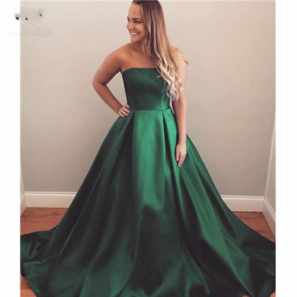 dark green strapless new prom dresses long lace up back robe de soiree vestidos de fiesta satin women evening dress, Black
dark green strapless new prom dresses long lace up back robe de soiree vestidos de fiesta satin women evening dress, Black