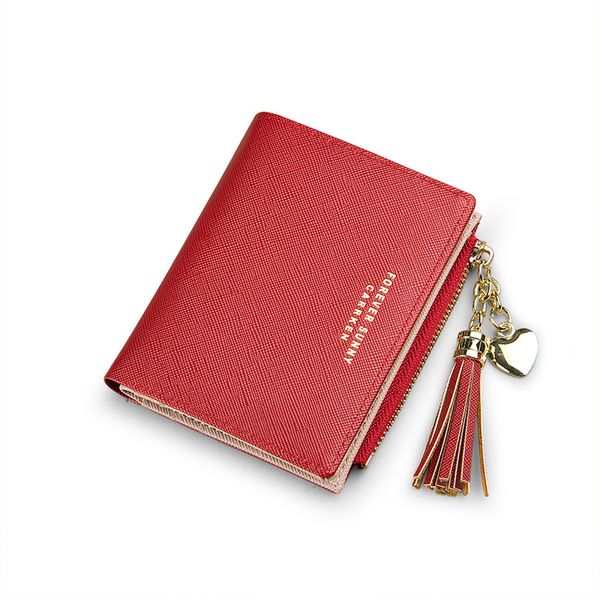 mini tassel wallet women fashion purse female short mini wallets korean students lovely purse female small wallet for women, Red;black
mini tassel wallet women fashion purse female short mini wallets korean students lovely purse female small wallet for women, Red;black