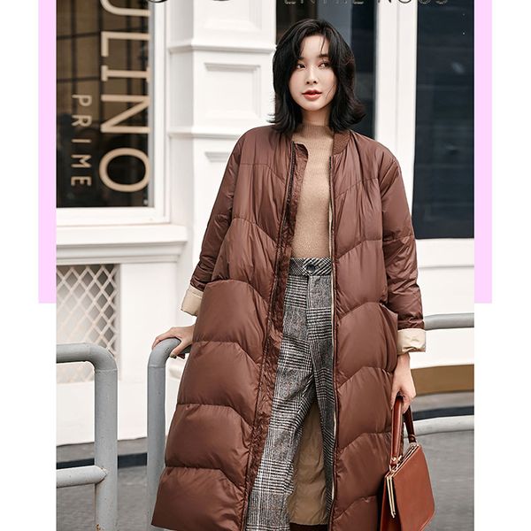 2020 new korean style baseball jacket coat loose winter long outwear 90% white coat over size short sleeve m45, Black
2020 new korean style baseball jacket coat loose winter long outwear 90% white coat over size short sleeve m45, Black