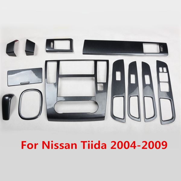 carbon fiber printed interior mouldings power window control center console panel cover gear sticker for tiida 2004-2009
carbon fiber printed interior mouldings power window control center console panel cover gear sticker for tiida 2004-2009