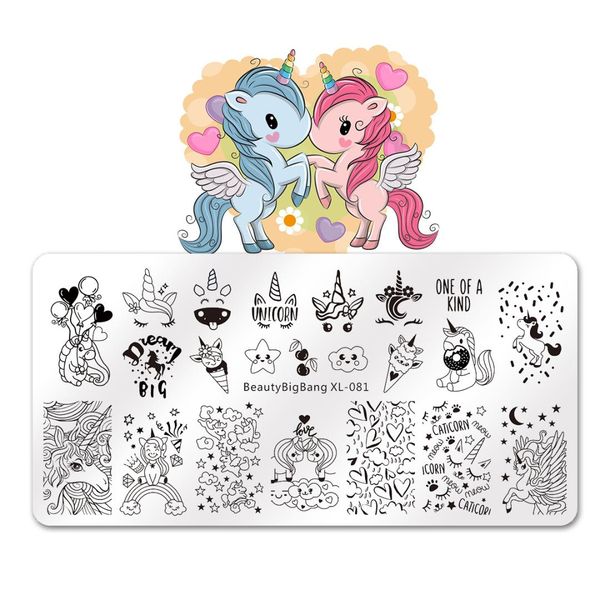 beautybigbang 6*12cm nail stamping plates cloud star cute horse pattern stainless steel nail art stamping plates printing images, White
beautybigbang 6*12cm nail stamping plates cloud star cute horse pattern stainless steel nail art stamping plates printing images, White