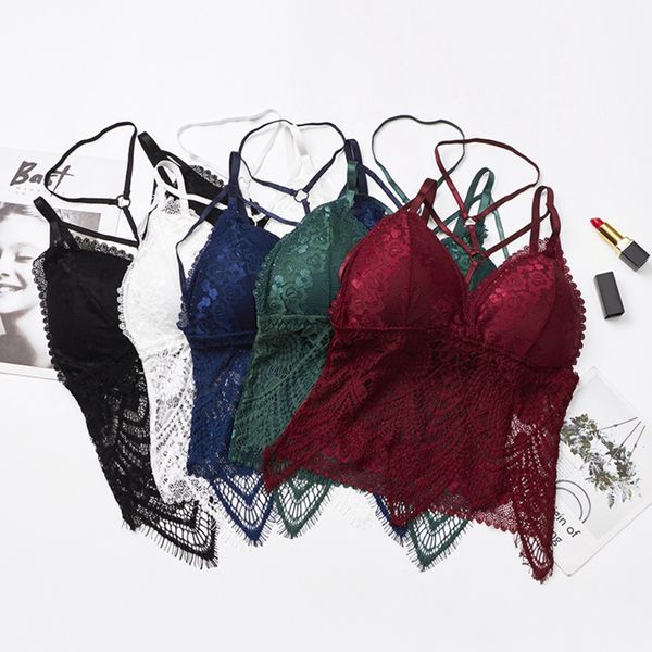 women lace crop chest pad summer crop gathered push up women camisole tank, Black;white
women lace crop chest pad summer crop gathered push up women camisole tank, Black;white