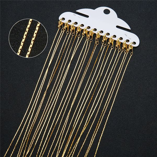 12pcs gold silver color snake chains necklace lot metal copper necklace chains bulk for craft diy jewelry supplies length 40cm
12pcs gold silver color snake chains necklace lot metal copper necklace chains bulk for craft diy jewelry supplies length 40cm
