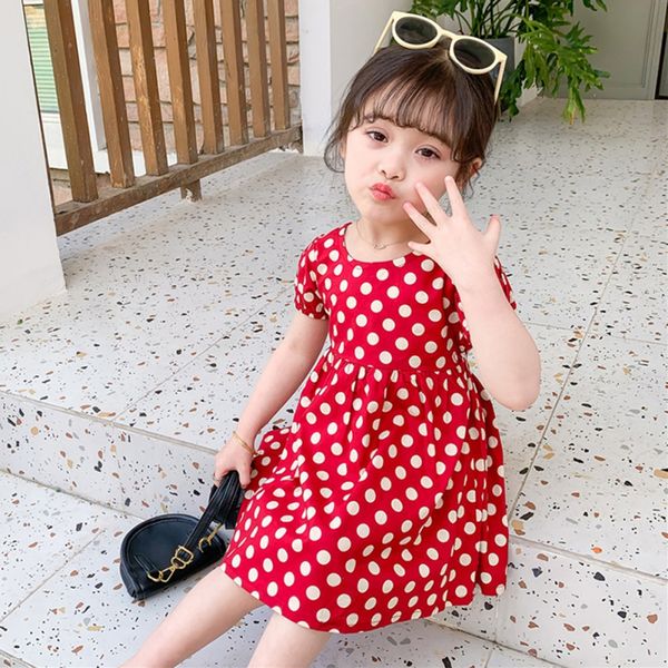 summer new girl korean version of polka dot dress girl casual clothes baby vest skirt backless princess skirt, Red;yellow
summer new girl korean version of polka dot dress girl casual clothes baby vest skirt backless princess skirt, Red;yellow