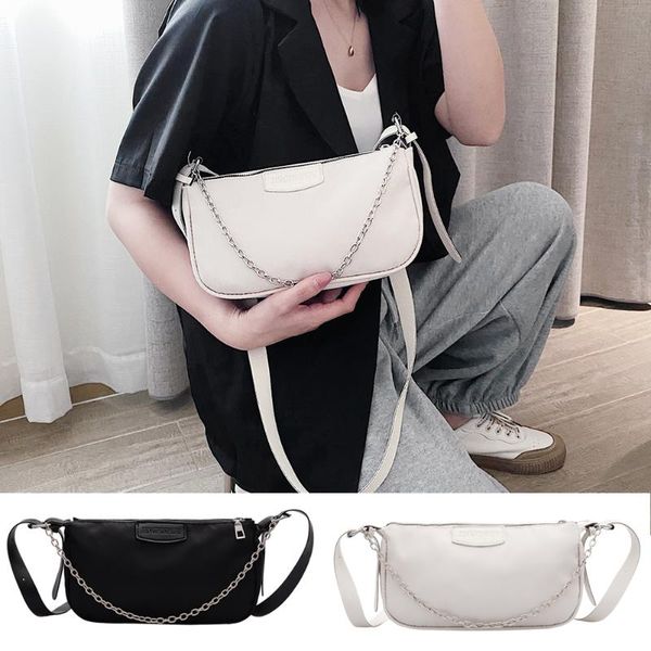 nylon women shoulder bag ladies pure color chain messenger crossbody bag casual female travel shopping handbags pouch
nylon women shoulder bag ladies pure color chain messenger crossbody bag casual female travel shopping handbags pouch