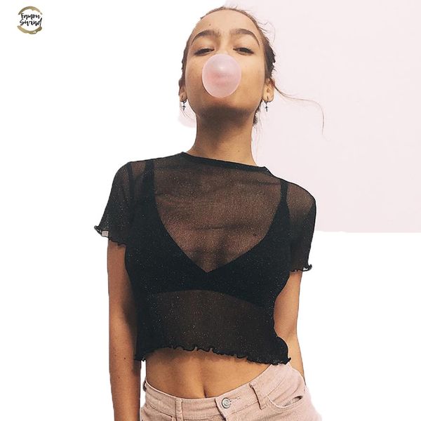 трикотажная сетка топ футболка женщина see through tee summer o шея мода сетка топы женского черный белый летний tshirt, White
трикотажная сетка топ футболка женщина see through tee summer o шея мода сетка топы женского черный белый летний tshirt, White
