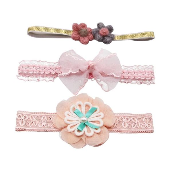 3pcs baby girls elastic flower bow knot hairband toddler accessories pgraphy props set kids headwear, Slivery;white
3pcs baby girls elastic flower bow knot hairband toddler accessories pgraphy props set kids headwear, Slivery;white