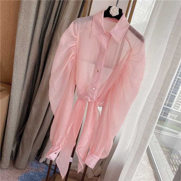 beach blouse women blusas mujer de moda 2020 elegant ladies' style holiday sun-resistant seaside organza shirt women's, White
beach blouse women blusas mujer de moda 2020 elegant ladies' style holiday sun-resistant seaside organza shirt women's, White