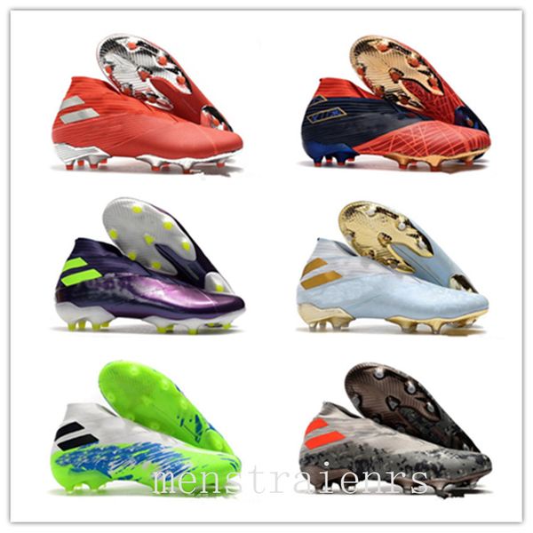 2020 designer mens laceless messi nemeziz 19+ fg mens youth junior football boots active red chrome high shoes soccer cleats
2020 designer mens laceless messi nemeziz 19+ fg mens youth junior football boots active red chrome high shoes soccer cleats