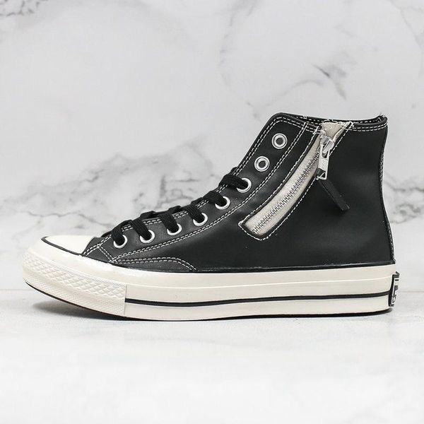 2020 new leather zipper black white chuck 70 canvas shoes 1970s zipper casual high-sneakers cool functional wind size 35-44, White;red
2020 new leather zipper black white chuck 70 canvas shoes 1970s zipper casual high-sneakers cool functional wind size 35-44, White;red
