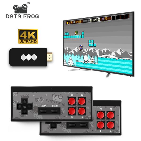 

4k hd video game player wireless handheld game joystick hdmi 600/av 568 retro classic games wireless portable game consoles gift