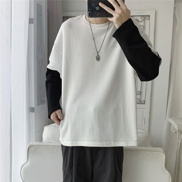 autumn hoodies men's fashion fake two-piece sweatshirt man streetwear solid color wild hip hop loose hoodie men hoody male, Black
autumn hoodies men's fashion fake two-piece sweatshirt man streetwear solid color wild hip hop loose hoodie men hoody male, Black