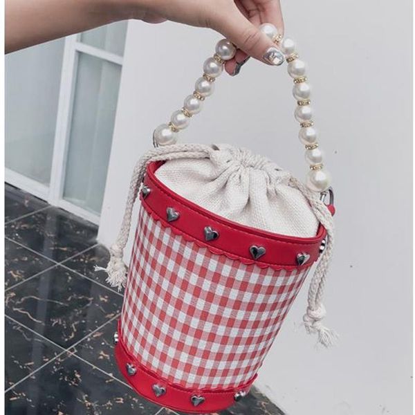 drawstring pearl handbag bucket bag female 2020 new women bag fashion plaid messenger simple shoulder
drawstring pearl handbag bucket bag female 2020 new women bag fashion plaid messenger simple shoulder