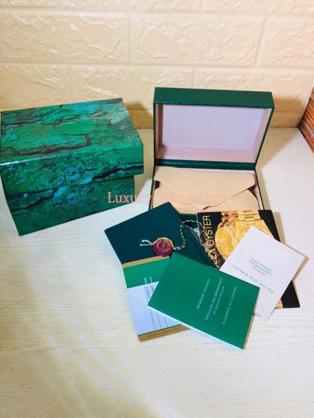Luxury Watch BOXES for Rolexx Brand Mens Watches Green Original Real Wood Gift Box Paper Fit Role Watch box
Luxury Watch BOXES for Rolexx Brand Mens Watches Green Original Real Wood Gift Box Paper Fit Role Watch box