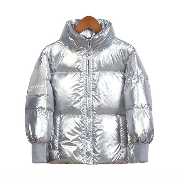 season children jacket men women in the big metal stand collar down jacket children's glitter down coat, Blue;gray
season children jacket men women in the big metal stand collar down jacket children's glitter down coat, Blue;gray