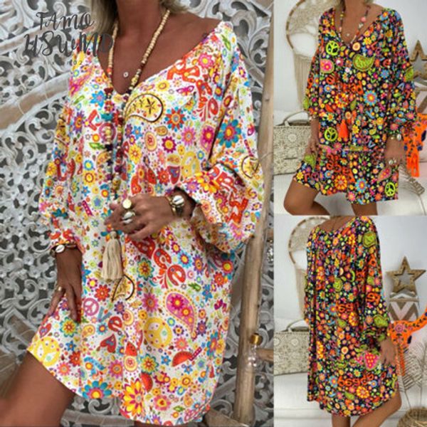 womens summer dresses vintage floral print deep v neck dresses damen boho hippie blumen strand bohemian dresses kaftan freizeit hemd, Black;gray
womens summer dresses vintage floral print deep v neck dresses damen boho hippie blumen strand bohemian dresses kaftan freizeit hemd, Black;gray
